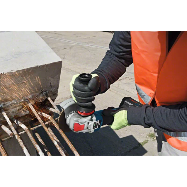 Polizor unghiular cu acumulator 18V Bosch GWX 18V-10 PC, diametru disc 125 mm, prindere X-lock, 9000 rpm, livrat fara acumulator si incarcator in valiza de transport